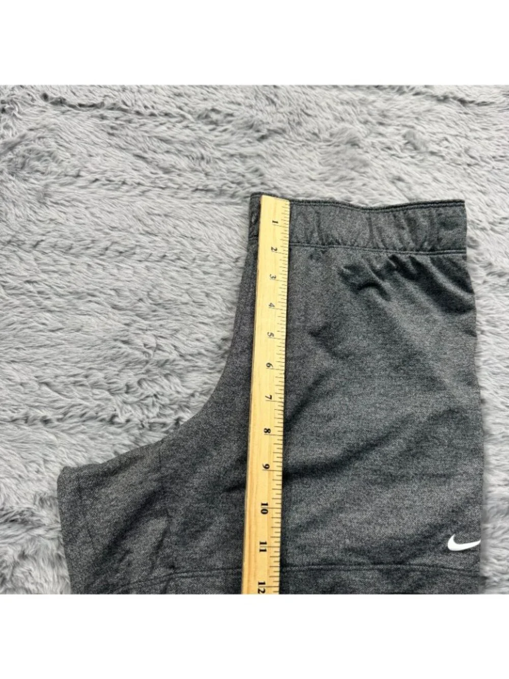 Nike Dri-FIT Attack Shorts Womens S Gray Polyester Athletic Running Gym Training